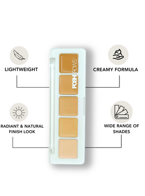 PRO DEFINING CONCEALER PALETTE-  #001 LIGHT/MEDUIM
