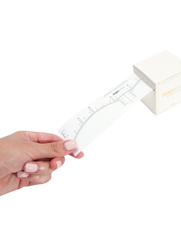 DISPOSABLE BROW MAPPING STICKY RULERS