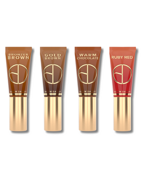 BROW DADDY WARM TONE KIT | Bronzer Brown, Gold Brown, Warm Chocolate, Ruby Red
