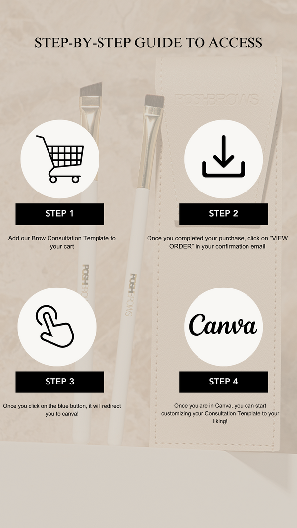 CUSTOMIZABLE BROW CONSULTATION GUIDE TEMPLATE