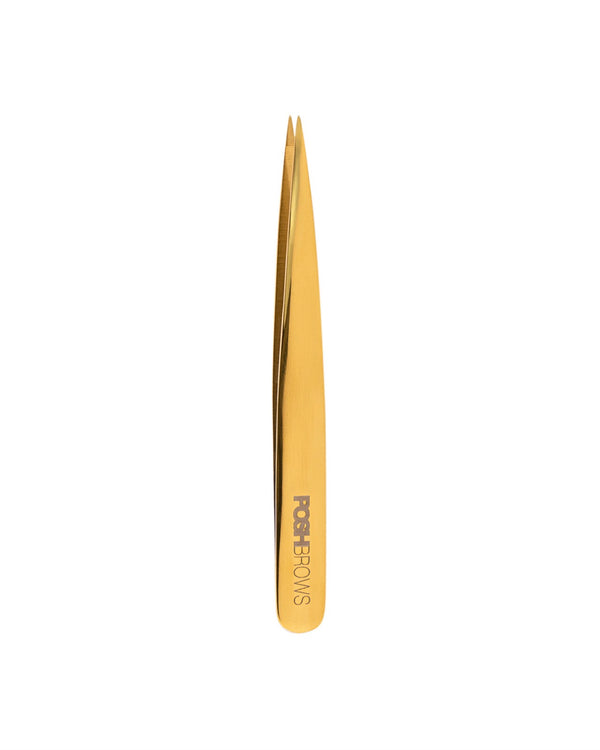 24K GOLD STAINLESS STEEL POINT PRECISION TWEEZERS