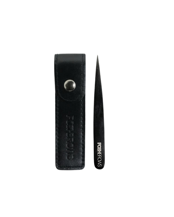 BLACK ONYX STEEL POINT PRECISION TWEEZERS