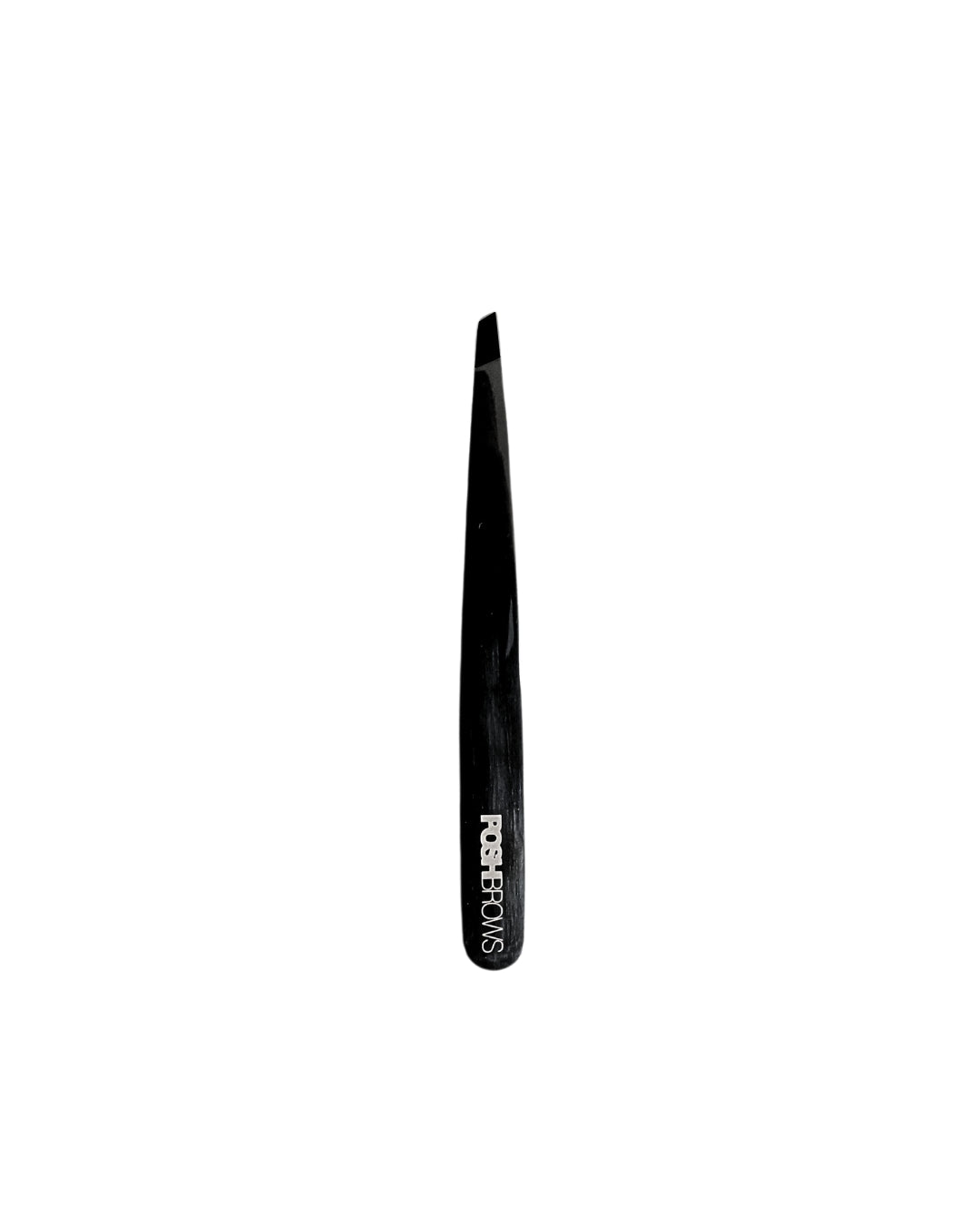 OUTLET BLACK ONYX STAINLESS STEEL SLANT TWEEZERS