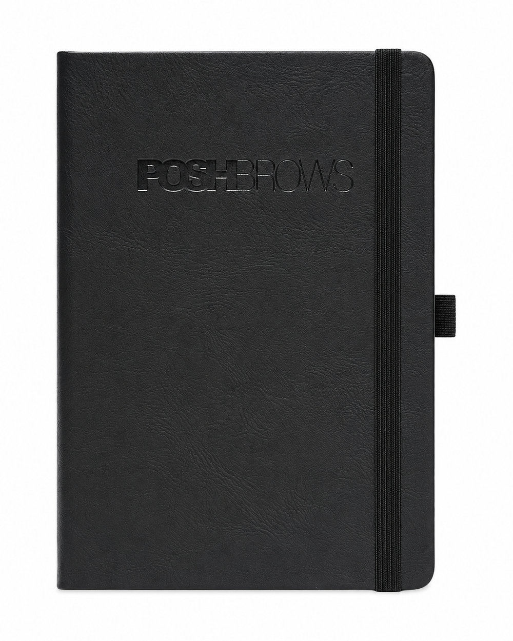 PoshBrows Black Notebook