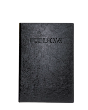 PoshBrows Black Notebook