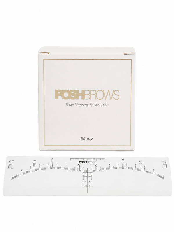 DISPOSABLE BROW MAPPING STICKY RULERS